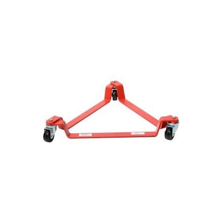 Modern Equipment Meco 55 Gallon Triangular Drum Dolly Polyolefin Casters - T3P T3P